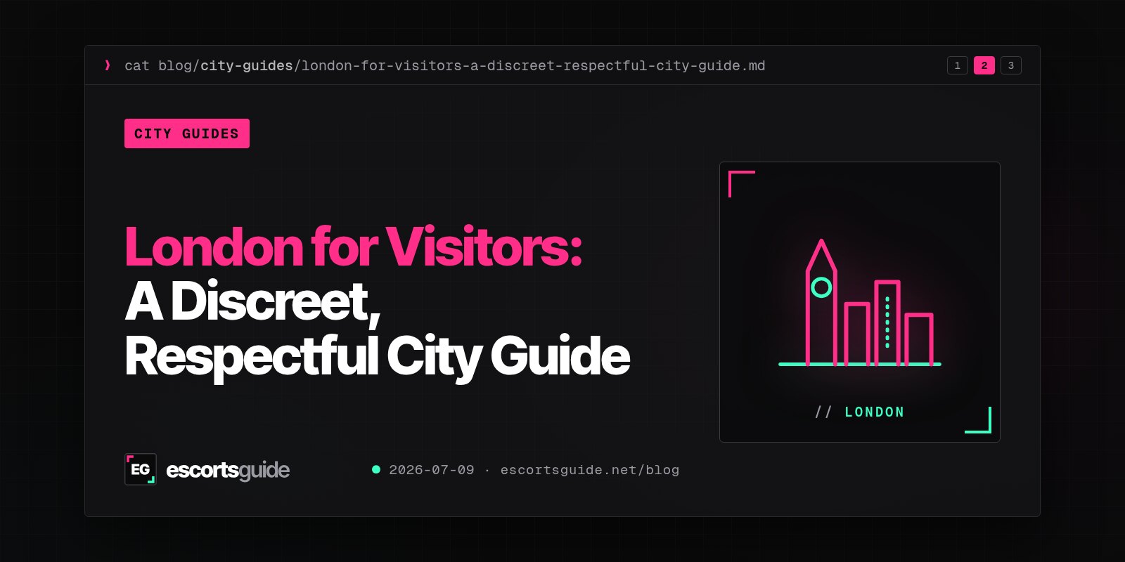 London for Visitors: A Discreet, Respectful City Guide