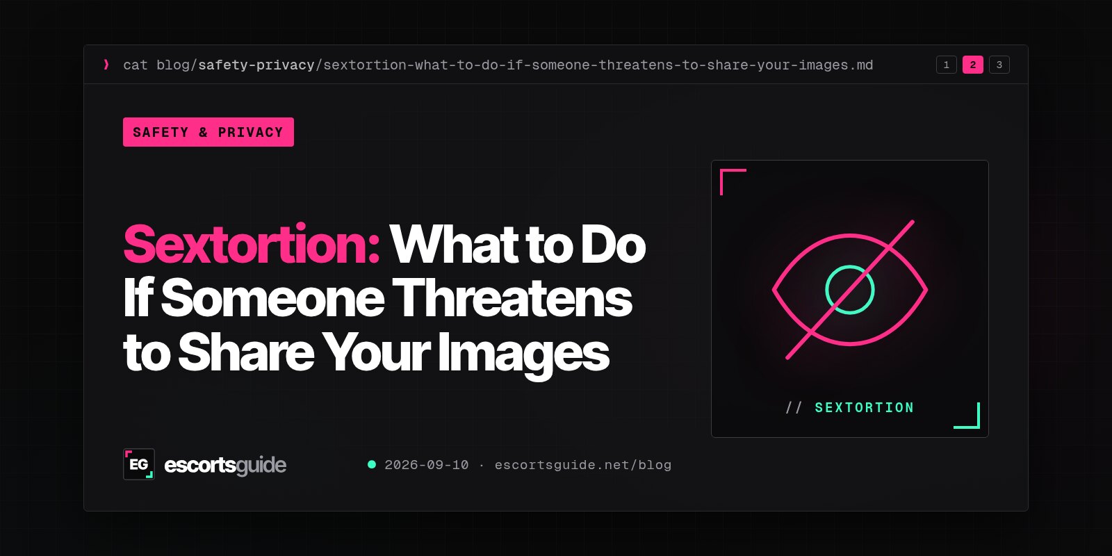 Sextortion: What to Do If Someone Threatens to Share Your Images